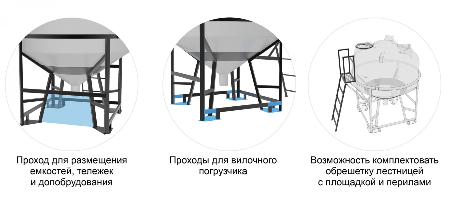 Обрешетка емкости ЦКТ